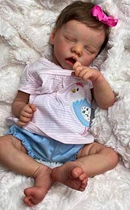 iCradle Boneca bebê realista realista Reborn de 45,7 cm para crianças a partir de 3 anos