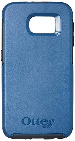 Capa Protetora, Otterbox, Galaxy S6, Capa com Proteção Completa (Carcaça+Tela), Azul/Cinza
