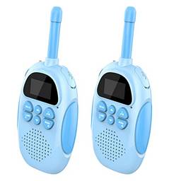Homyl s 2 Rádio Bidirecional Dos Miúdos Faixa de Distância para Caminhadas e, Azul Azul