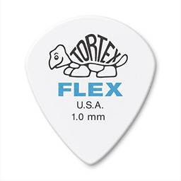 Jim Dunlop Palhetas de guitarra brancas Tortex Flex Jazz III, 1,0 mm, (468P1.0)