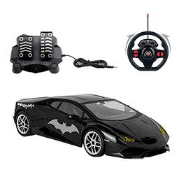 Veiculo Radio Controle Dark Running 7 funções Bateria recarregavel - Batman - Candide