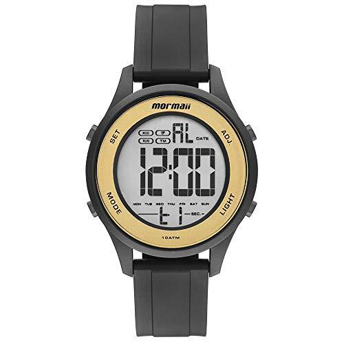 Relógio Mormaii, Pulseira de Plástico, Feminino Preto MO6200/8D