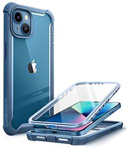 Capa i-Blason Ares para iPhone 13 6,1 Pol. (2021), capa com protetor de tela integrado (Azul)