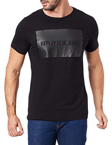 T-shirt Replay M/C Masculino Preto GG