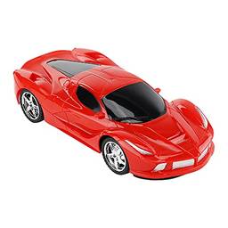 Carrinho de Controle Remoto Ferrari ou Camaro 1:16 c/ 6 Funções (Vermelho)