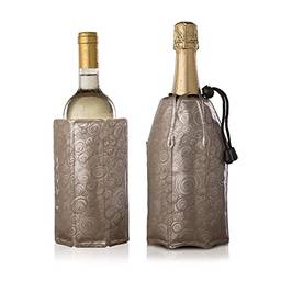 Vacu Vin Conjunto de refrigerador de vinho e champanhe Rapid Ice - Platinum