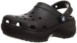 Sandália Classic Platform Clog, Crocs, Adulto-Unissex, Black, 36