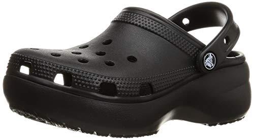 Sandália Classic Platform Clog, Crocs, Adulto-Unissex, Black, 37
