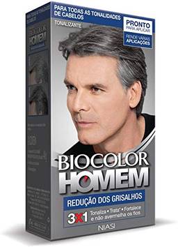 Tonalizante Biocolor Homem Redução de Grisalhos, Biocolor Homem