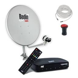 Kit Antena Parabólica Digital c/Receptor Sat HD Regional BS9900 Bedin