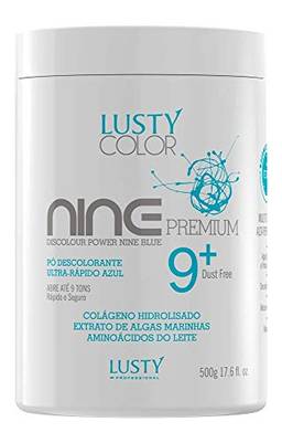 Pó Descolorante 9 Azul Premium Ultra Rápido LUSTY Professional (Discolour Power Nine Blue Premium), Lusty Proffesional