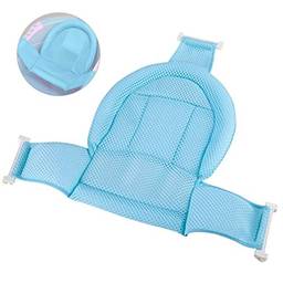 JJone Rede de banho para bebê Rede de suporte para banho Rede ajustável para banheira Assento para banheira respirável para bebê Tela de chuveiro antiderrapante