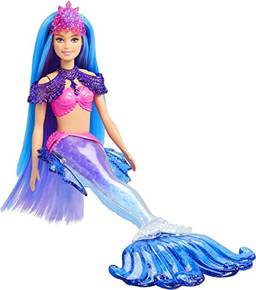 Barbie Boneca Sirena Malibu, Mulicolor, HHG52