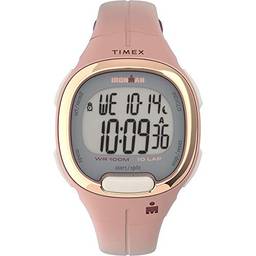 Timex Relógio feminino Ironman Transit 33 mm, Rosa/ouro rosê, 33 mm, Cronógrafo