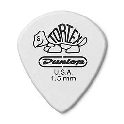 Dunlop Tortex® Jazz III XL, branco, 1,5 mm, pacote com 12/jogador