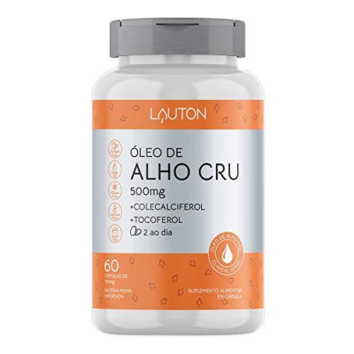 Óleo de Alho Cru - 60 Cápsulas - Lauton Nutrition, Lauton Nutrition