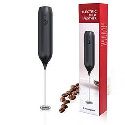 Batedeira de café portátil, bocal de mão recarregável por USB, bocal de leite portátil ajustável para cappuccinos, chocolate quente, batidos, mistura de ovos