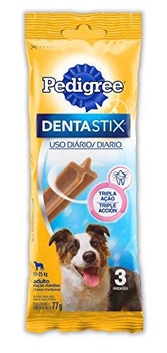 Petisco Pedigree Dentastix Cuidado Oral Para Cães Adultos Raças Médias, 3 Unidades