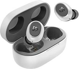Fone de Ouvido SoundPEATS TrueFree2, TWS sem fio, Bluetooth 5.0, intra-auriculares estéreo, Sports Earbuds, IPX7 à prova d'água, aletas de ouvido personalizadas, carregamento USB-C, chamadas monaural/binaural, 20 horas de diversão