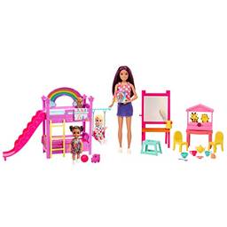 Barbie Conjunto de Brinquedo Skipper Babá Dia de Cuidado
