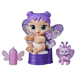 Boneca Baby Alive Glo Pixies Minis, Boneca de 9,5 cm que Brilha no Escuro - Plum Rainbow - F2596 - Hasbro