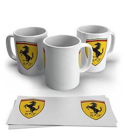 Caneca de Porcelana Ferrari Emblema