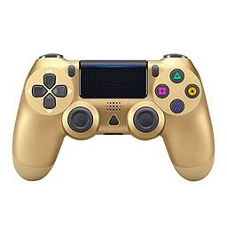 Controle Compatível Com Playstation 4, Dualshock Controle Sem Fio Bluetooth Com PS4 (Ouro)