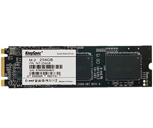 KingSpec SSD 256GB M.2 2280 SATA III 6 Gb/s 3D NAND NGFF Unidade de estado sólido interna (NT-256)