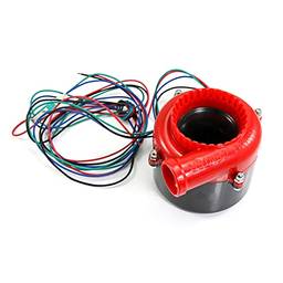Válvula De Alívio Eletrônica,Sailsbury Válvula de descarga eletrônica universal para carro turbo sopro buzina som analógico BOV válvula de alívio eletrônica vermelha