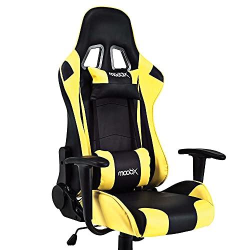 Cadeira Gamer MoobX GT RACER (Amarelo)