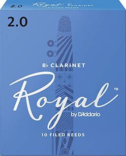 Palheta D'Addario Woodwinds Rico Royal Clarineta 2 (Unidade)