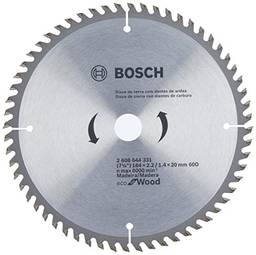 Bosch 2608644331-000, Disco de Serra Circular Eco D184 x 60T, Cinza