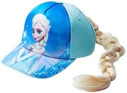 Bone - Elsa com Cabelo, Disney, Azul
