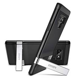 ESR Metal Kickstand Case Compatible for Samsung Note 9,[Vertical and Horizontal Stand] [Reinforced Drop Protection] Hard PC Back with Flexible TPU Bumper for Note 9(Black).
