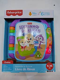 Livro de Rimas, Aprender e Brincar, Fisher Price, Mattel