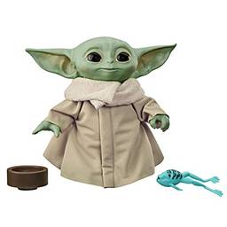 Figura Star Wars The Child (Baby Yoda) Brinquedo De Pelúcia que Fala de 19,05cm Inspirado na Série The Mandalorian - F1115 - Hasbro