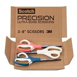 Scotch Tesoura Brand Precision Ultra Edge, 20 cm, pacote com 3 (1458-3AMZ-ESF)