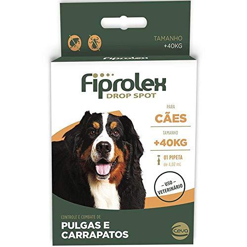 Antipulgas e Carrapatos Ceva Fiprolex Drop Spot para Cães acima de 40kg - 1 Pipeta
