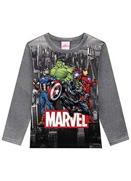 Camiseta Marvel, Brandili, Meninos, Mescla Escuro, 6