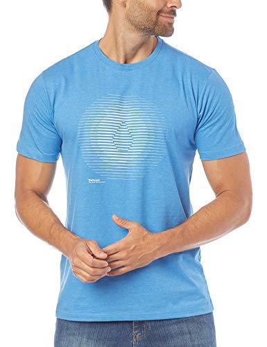 Camiseta Básica Cam Silk Mc Trepid, Volcom, Mescla Azul, M, Masculino