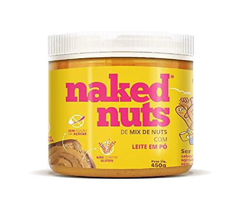 Pasta de Mix de Nuts com Leite em Pó, Naked Nuts (450g)