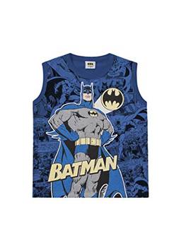 Camiseta Regata Batman, Fakini, Meninos, Azul Escur0, 1
