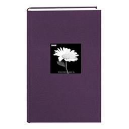 Álbum de fotos Pioneer Photo Albums com capa de tecido com moldura, 300 bolsos, comporta fotos de 10 x 15 cm, Wildberry Purple
