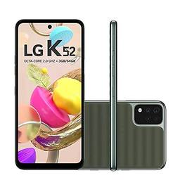 Smartphone LG K52 64GB Verde 4G Octa-Core - 3GB RAM Tela 6,59” Câm. Quádrupla + Selfie 8MP Desbloqueado Claro