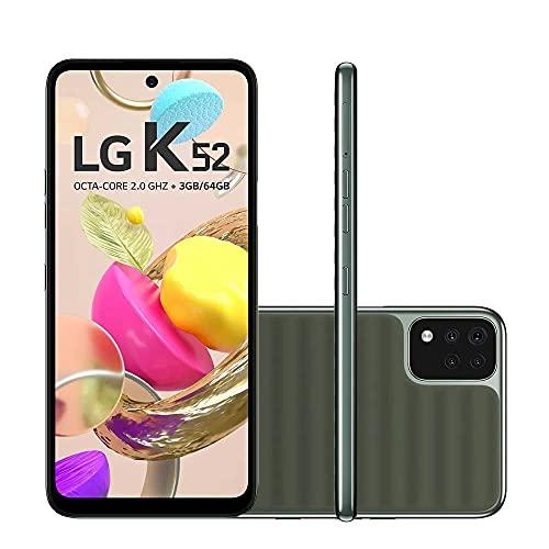Smartphone LG K52 64GB Verde 4G Octa-Core - 3GB RAM Tela 6,59” Câm. Quádrupla + Selfie 8MP Desbloqueado TIM