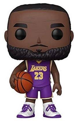 Pop! Nba: Lakers - Lebron James - Camisa Roxa - 25 Centímetros #98 - Funko, Multicor