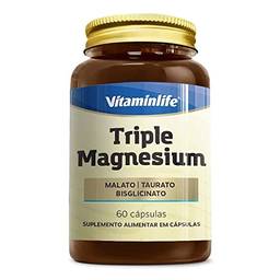Vitaminlife Triple Magnesium 260Mg (Malato + Taurato + Bisglicinato) 60 Cáps