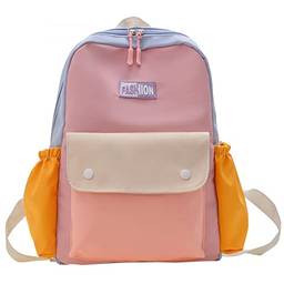 NUTOT bolsa mochilas feminina à prova d'água,mochila infantil ar livre,mochilas femininas escolares,mochila escolar masculina (rosa)
