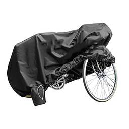 LIOOBO 1 capa protetora impermeável para bicicleta ao ar livre, à prova de poeira, capa protetora prática para bicicleta preta tamanho P 170 x 60 x 85 cm