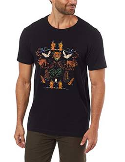Camiseta,T-Shirt Vintage Pantanal Print,Osklen,masculino,Preto,M